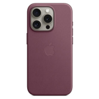 Apple kryt z tkaniny FineWoven s MagSafe na iPhone 15 Pro morušovo červený