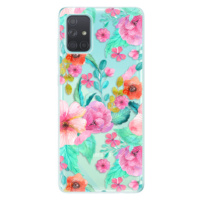 Odolné silikónové puzdro iSaprio - Flower Pattern 01 - Samsung Galaxy A71