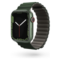 Epico Watch Strap Magnetic for Apple Watch 38/40/41mm - šedá/zelená