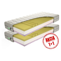 Texpol BIANA - sendvičový matrac v akcii 1+1 z PUR peny 2 ks 80 x 200