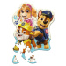 Trefl Drevené puzzle Junior 50 dielikov - Veselá Labková Patrola / PAW Patrol