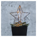 Čierna vianočná svetelná dekorácia Foldy - Star Trading