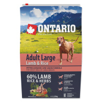 ONTARIO Dog Adult large lamb & rice granule pre psov 2.25 kg