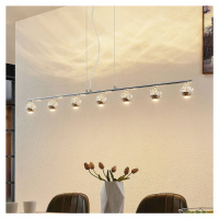 Lucande Kilio závesné LED svietidlo, 7-pl., chróm
