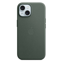 Apple Originál Tkaninový kryt FineWoven s MagSafe pe iPhone 15 Evergreen, MT3J3ZM/A