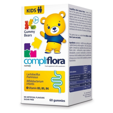 COMPLIFLORA Kids želatínové medvedíky 60 kusov