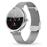 Smart hodinky Aligator Watch Grace, strieborná