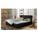 ELTAP MILANO 160X200 + DREVENY KARKAS, SOFT 11, BLACK, 28247