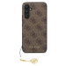 Guess 4G Charms Zadný Kryt pre Samsung Galaxy A54 5G Brown