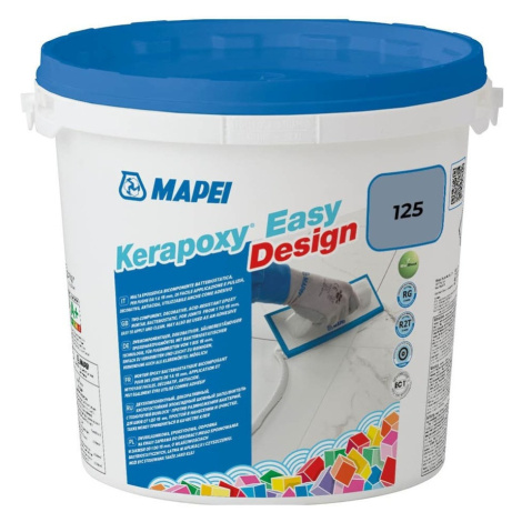 Škárovacia hmota Mapei Kerapoxy Easy Design Hradná šedá 3 kg R2T MAPXED3125