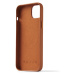 Mujjo Full Leather kryt Apple iPhone 15 Plus svetlo hnedá