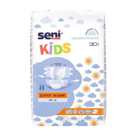 Seni KIDS junior super plienkové nohavičky, 20+ kg,30 ks