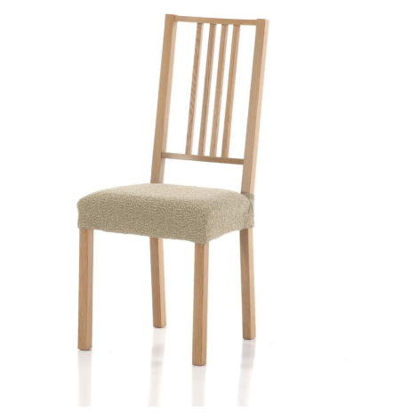 Poťah elastický na sedák stoličky, Petra komplet 2 ks, béžový FORBYT
