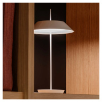 Vibia Mayfair Mini stolová LED lampa batéria biela