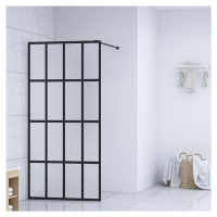 vidaXL Sprchová zástena walk-in, matné tvrdené sklo 140x195 cm