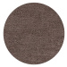 Kusový koberec Life Shaggy 1500 mocca kruh Rozmery koberca: 200x200 kruh