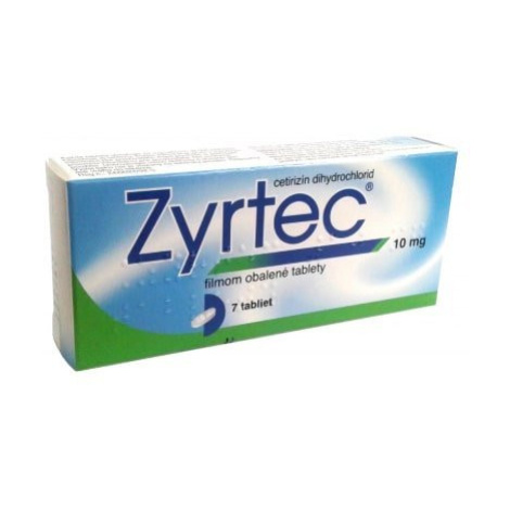 Zyrtec tbl.flm.7 x 10 mg