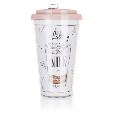 Banquet Hrnček cestovný dvojstenný COFFEE 0,5 l​, Iced latte