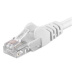 PremiumCord Patch kábel UTP RJ45-RJ45 CAT6 10m biely