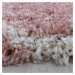 Kusový koberec Salsa Shaggy 3201 rose - 60x110 cm Ayyildiz koberce