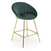 Barová stolička H112 tmavo zelená
