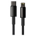 Baseus Tungsten Gold kábel USB-C/Lightning (PD) 20W 2m čierny