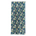 Zeleno-modrý zamatový záves 140x260 cm Kerida – Mendola Fabrics