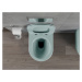 MEXEN - Rico Závesná WC misa Rimless vrátane sedátka s slow, Duroplast, svetlo zelená mat 307240