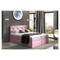 Expedo Čalúnená posteľ boxspring DIAMOND + topper, 180x200, fancy 63