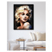 Maľovanie podľa čísel - MARILYN MONROE Rámovanie: bez rámu a bez vypnutia plátna, Rozmer: 80x100