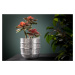 LuxD Sada dizajnových kvetináčov Malia strieborná