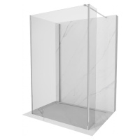 MEXEN/S - Kioto Sprchová zástena WALK-IN 100 x 100 x 30 cm, transparent, chróm 800-100-100-221-0