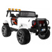 mamido Detské elektrické autíčko Jeep Monster 4x4 biele