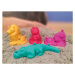 EDUPLAY Sada malých 3D formiček na piesok, 4 kusy