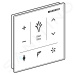 GEBERIT - AquaClean Nástenný ovládací panel na elektronický bidet, biela 147.038.SI.1