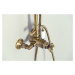 SAPHO - ANTEA sprchový stĺp s termostatickou batériou, bronz SET046