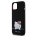 Hello Kitty Liquid Silicone Daydreaming Logo Zadný Kryt pre iPhone 13 Black