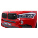 mamido Elektrické autíčko BMW X6 M dvojmiestne XXL lakované červené