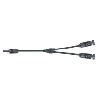 Kábel TIPA MC4 rozbočenie 1x zdierka/ 2x konektor 30cm