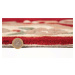 Ručne všívaný kusový koberec Lotus premium Red Rozmery koberca: 120x180