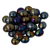 Chessex Skleněné žetony - Gaming Glass Stones (různé barvy) Barva: Iridized Opal Black