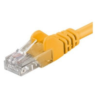 PremiumCord Patch kábel UTP RJ45-RJ45 level 5e 20m žltý