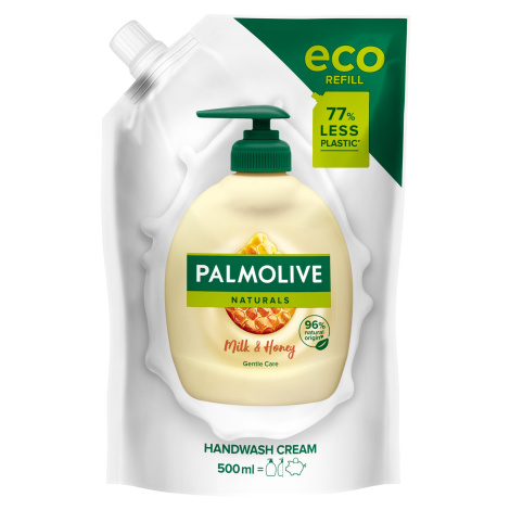 PALMOLIVE Tekuté mydlo Naturals Milk&Honey náhradná náplň 500 ml