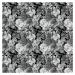 VLADILA Bw Flowers - tapeta