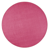 Kusový koberec Nasty 101147 Pink kruh - 200x200 (průměr) kruh cm Hanse Home Collection koberce