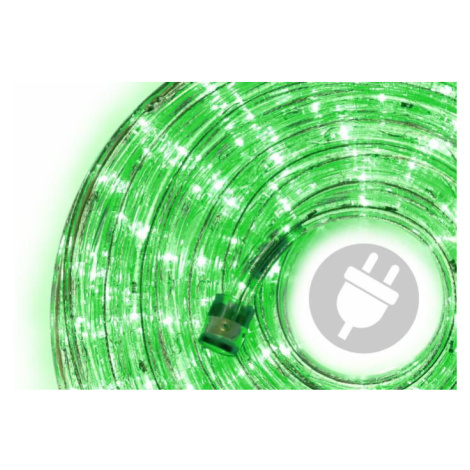 Nexos 586 LED svetelný kábel 10 m - zelená, 240 diód