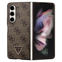 Guess 4G PU Leather Triangle Samsung Galaxy Z Fold5 5G F946 GUHCZFD5P4TDPW Brown