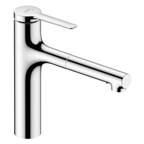 Drezová batéria Hansgrohe Zesis s vyťahovacou spŕškou, 2 prúdy chróm 74801000