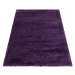 Kusový koberec Fluffy Shaggy 3500 lila - 80x150 cm Ayyildiz koberce