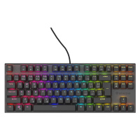 Genesis tichá herná klávesnica THOR 303/TKL/RGB/Outemu Peach/Drôtová USB/SK-SK layout/Čierna